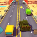 Blocky Highway: Traffic Racing APK İndir